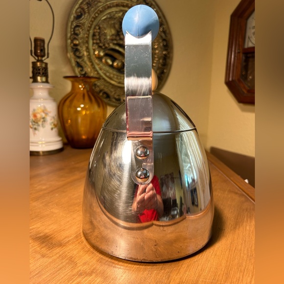 Vintage 1990s Michael Graves Stainless Steel Tea Kettle (No Whistle) - Picture 3 of 10